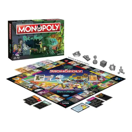 Rick and Morty Board Game Monopoly *Versiunea germană* termékfotója