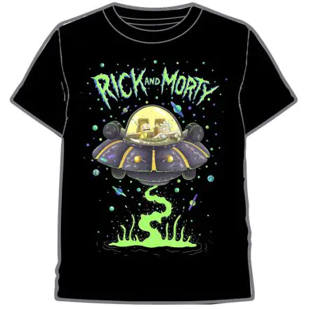 Tricou Adult Rick and Morty Spaceship poza produsului