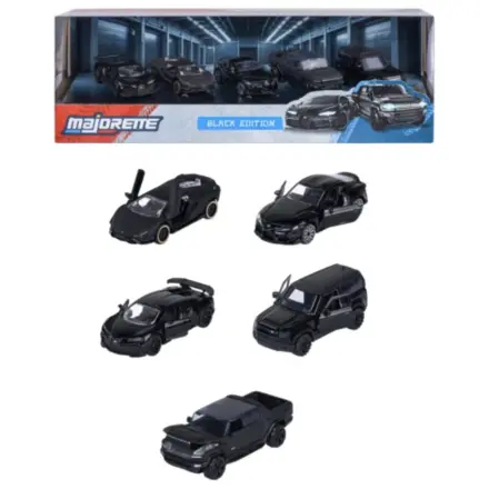 RIDE COOL Black Edition Pachet de 5 mașinuțe în miniatură 1:64 poza produsului