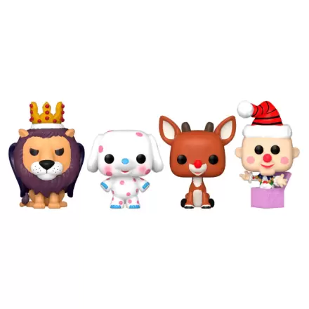 Rudolph Holiday 2024 Brelocuri Funko POP! de buzunar din vinil Set de 4 Bucăți Cutie de sărbători tip pom 4 cm termékfotója