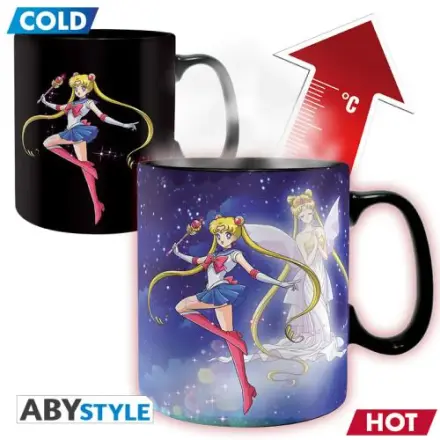 SAILOR MOON - Sailor & Chibi - Cană termoactivă 460ml poza produsului
