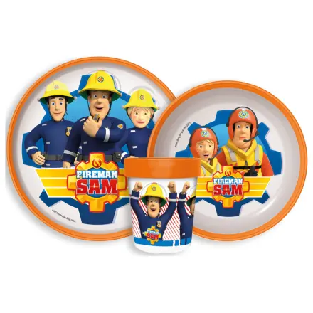 Fireman Sam Rescue Mission set de masă antiderapant, set micro-plastic poza produsului