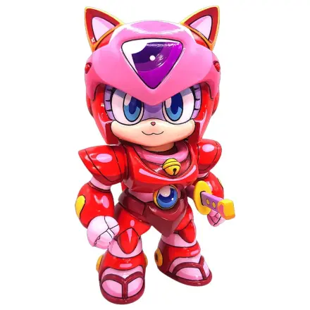 Samurai Pizza Cats Sofubi Addict Figurină de vinil Pururun (ediție specială a doua culoare) 21 cm poza produsului