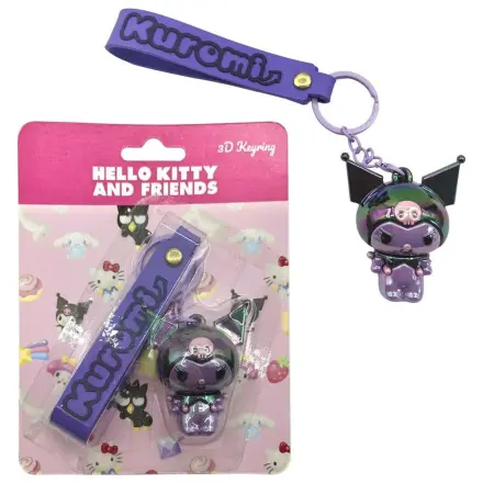 Breloc 3D Sanrio Hello Kitty Kuromi poza produsului