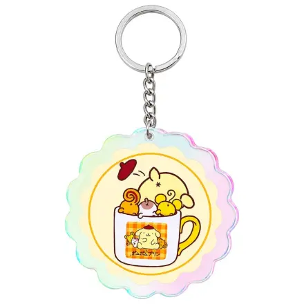 Sanrio Breloc acrilic Pompompurin 30th Anniversary Squishy Cute Purin 02 poza produsului