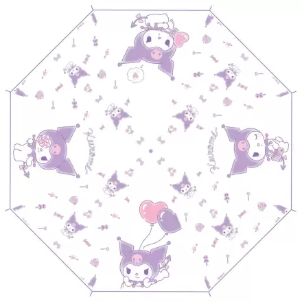 Sanrio Cane Umbrela Kuromi Kawaii Transparenta poza produsului