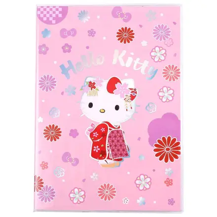 Sanrio Notebook Hello Kitty Kimono Holographic Checkered poza produsului