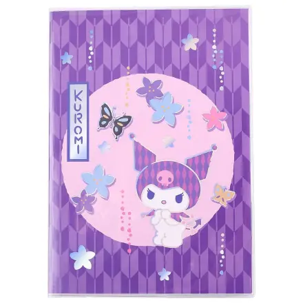Sanrio Caiet Kuromi Japanese Holographic Checkered poza produsului