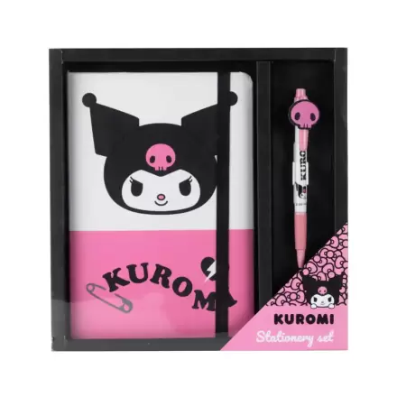 Sanrio Notebook with Pen Gift Set Kuromi poza produsului