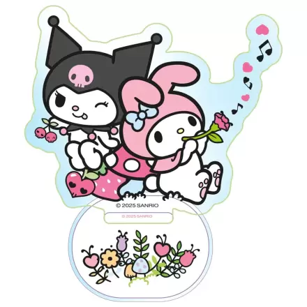 Sanrio Suport Acrilic Kuromi & My Melody Holographic 6 cm poza produsului