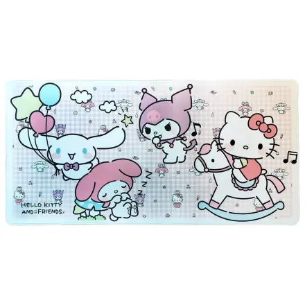 Sanrio Pink Black Party Series XXL Mousepad Hello Kitty & Friends Infant Style poza produsului
