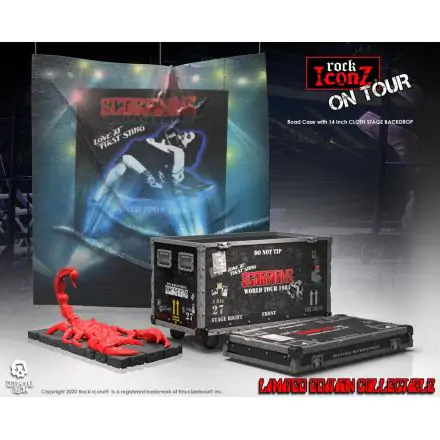 Scorpions Rock Ikonz On Tour World Tour 1984 Statuie Tip Road Case + Fundal Scenă poza produsului