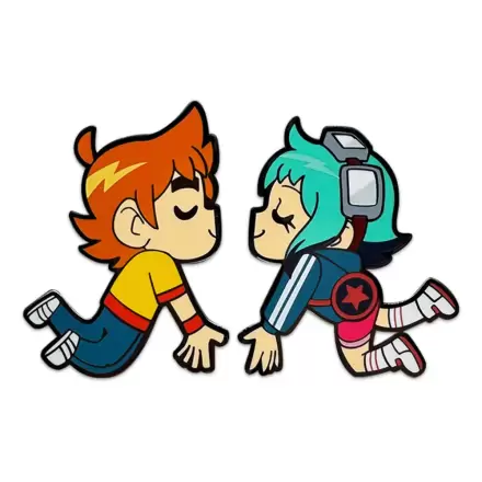 Insignă Scott Pilgrim Scott & Ramona Kissing 5 cm poza produsului