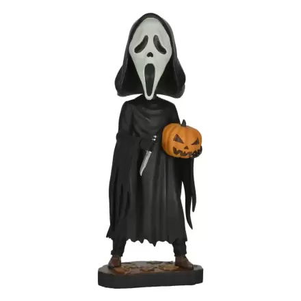 Figurina Head Knocker Bobble-Head Ghost Face with Pumpkin Scream 20 cm poza produsului