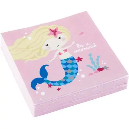 Mermaid Napkins, pachet de 20, 24.7*24.7 cm poza produsului