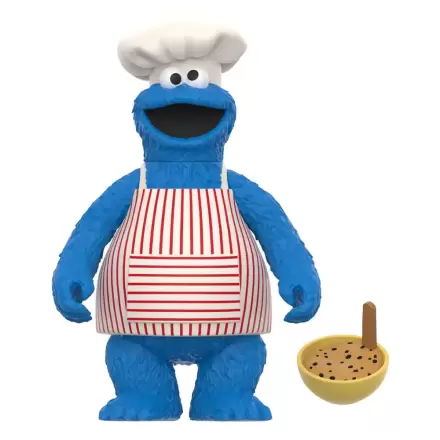 Sesame Street ReAction Action Figure Wave 04 Chef Cookie Monster 10 cm figurină poza produsului