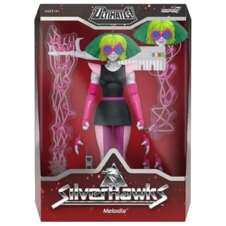 Silverhawks Ultimates Figurină de acțiune val 07 Melodia (Toon) poza produsului