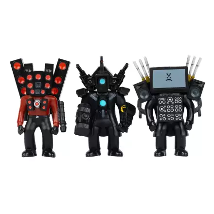 Skibidi Toilet Titan Colectia pack cu 3 figurine poza produsului