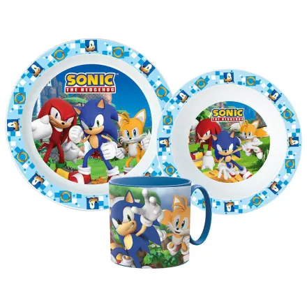 Sonic Adventure Set de vesela, Set Micro Plastic cu Cana 265 ml poza produsului