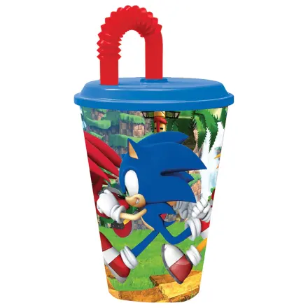 Sonic Adventure Pahar cu pai, Plastic 430 ml poza produsului