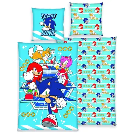 Sonic lenjerie de pat Team Sonic 135 x 200 cm poza produsului