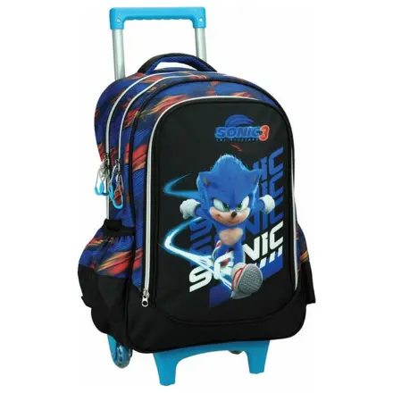 Sonic Brawn rucsac școlar cu roti, geanta 46 cm poza produsului