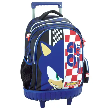 Sonic Champion Racer Premium ghiozdan rulant, Bag 42 cm poza produsului