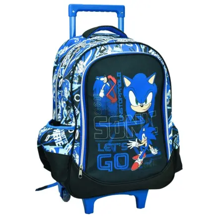 Sonic Go Fast Rolling ghiozdan pentru scoala, Geanta 46 cm poza produsului