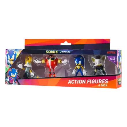 Sonic Prime Figurina de acțiune Set de 4 Sezonul 1 7 cm poza produsului