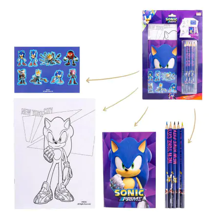 Set papetărie de colorat Sonic Prime termékfotója