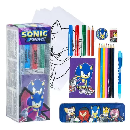 Sonic Prime set de papetarie de colorat poza produsului