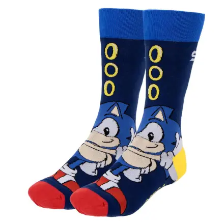 Sonic Ring Sosete lungi de adulti 35/41 poza produsului