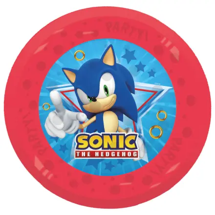 Sonic the Hedgehog Sega micro premium plastic farfurie plată set de 4 piese 21 cm poza produsului