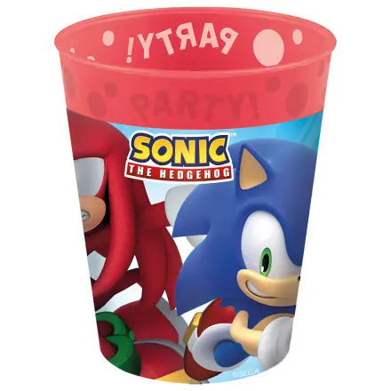 Sonic the Hedgehog Sega micro premium set de 4 căni din plastic 250 ml poza produsului