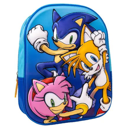 Sonic The Hedgehog rucsac 3D 31cm termékfotója