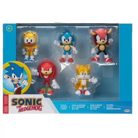 Sonic the Hedgehog pack 5 figurine 6cm termékfotója