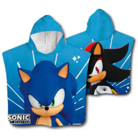 Sonic The Hedgehog poncho prosop din microfibră termékfotója