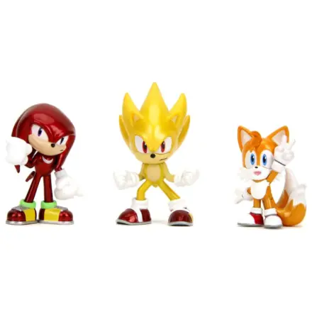 Sonic the Hedgehog Nano Metalfigs Diecast mini figurine pachet de 3 bucati 5 cm poza produsului