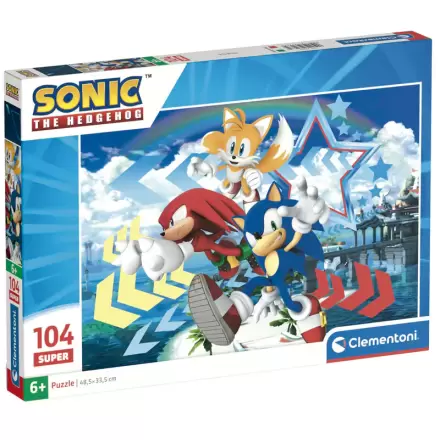 Sonic the Hedgehog puzzle 104 piese termékfotója