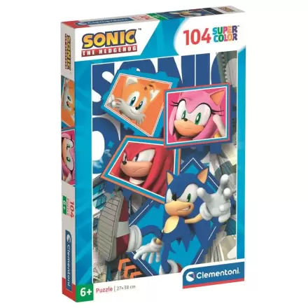 Sonic the Hedgehog puzzle 104 piese poza produsului