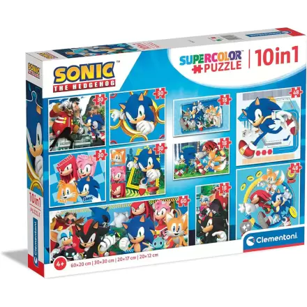 Puzzle Sonic the Hedgehog 18+30+48+60 piese poza produsului