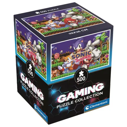 Sonic The Hedgehog puzzle 500 piese poza produsului