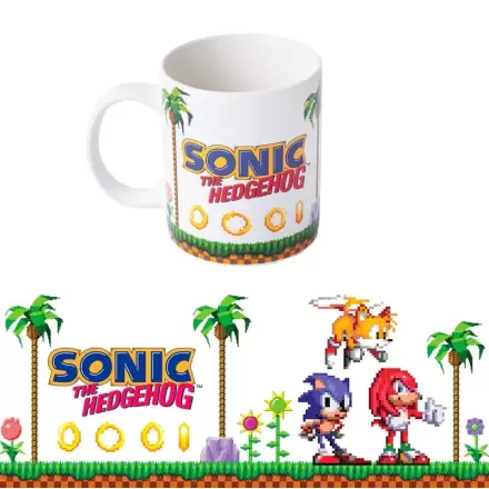 Sonic The Hedgehog Retro Pixel cană 350ml termékfotója