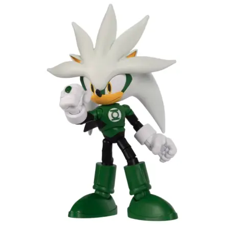 Sonic The Hedgehog Silver Green Lantern figurina 13cm poza produsului
