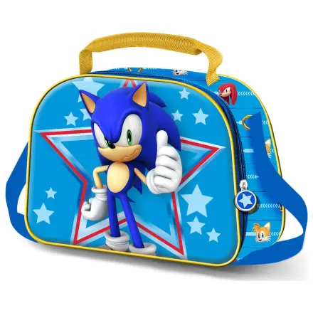 Sonic the Hedgehog Star Geanta de pranz 3D poza produsului