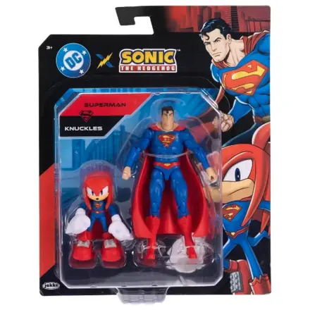 Sonic The Hedgehog Superman & Sonic Knuckles figurine poza produsului