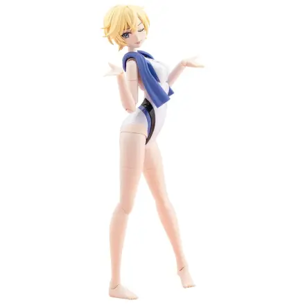 Sousai Shojo Teien model din plastic 1/10 Rui Saotome Touou High School Competitive Swimsuit Dreaming Style White Dolphin 16 cm poza produsului