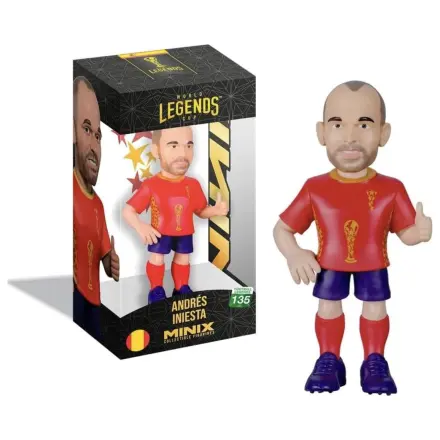 SPAIN Iniesta Figurina Minix World Legends Cup 12cm poza produsului