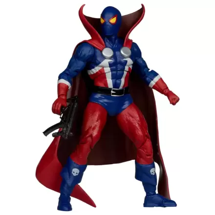 Figurina de actiune Spawn Page Punchers Spawn 1977 Rosu si Albastru (Chase) Editie Platinum Rosie 18 cm poza produsului