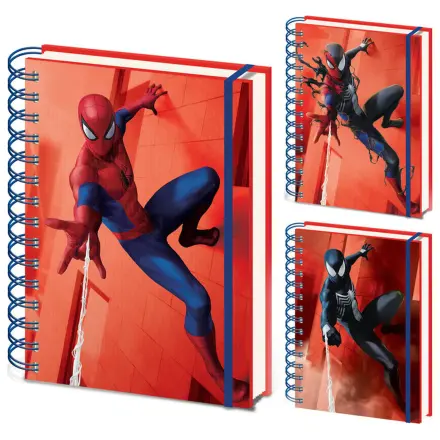 Marvel Spiderman A5 caiet lenticular 3D poza produsului